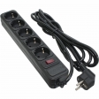  Мережевий фільтр 5 розеток 3.0 м, PATRON
