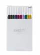 Лайнер uni EMOTT 0.4мм fine line, Calm-tone Dark Color, 10 цветов