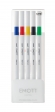 Лайнер uni EMOTT 0.4мм fine line, Vivid Color, 5 кольорів