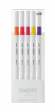 Лайнер uni EMOTT 0.4мм fine line, Passion Color, 5 цветов