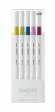  Лайнер uni EMOTT 0.4мм fine line, Retro Color, 5 кольорів
