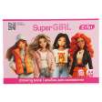 Альбом для малювання SUPER GIRL, А4, 12 арк., 120 г/м2, на скобі, рожевий, KIDS Line