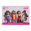 Альбом для малювання SUPER GIRL, А4, 20 арк., 120 г/м2, на пружині, рожевий, KIDS Line