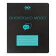  Зошит учнівський загальний BLACK, 48л., клітинка, англійська, структ.лак, KIDS LINE