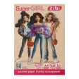 Папір кольоровий (супер кольори) SUPER GIRL, А4, 10 аркушів, 10 кольорів, 115 г/м2, KIDS Line