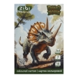 Картон кольоровий DINO, А4, 7 кольорів - 14 аркушів, 230 г/м2, KIDS Line