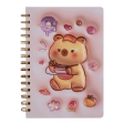 Блокнот на пружині збоку CAPYBARA, 145х210 мм, 80 арк., клітинка, асорті, KIDS Line