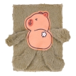 Блокнот плюшевий CAPYBARA 1, А5, 80 арк., клітинка, асорті, KIDS Line