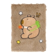 Блокнот плюшевий CAPYBARA 13, А5, 80 арк., клітинка, асорті, KIDS Line