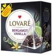 Чай чорний 2г*15, пакет "Bergamot vanilla", LOVARE