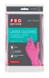 Рукавички універсальні латексні, міцні, розмір L, рожеві Professional (144 шт/ящ) PRO SERVICE