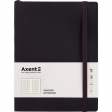 Книга записна Partner Soft L, 190*250, 96 арк, кліт, чорна