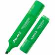 Маркер Highlighter 2537-A, 1-5 мм клиноподібний, зелений (12шт)
