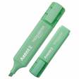 Маркер Highlighter 2537-A, 1-5 мм клиноподібний, пастель м'ятний (12шт)