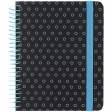 Блокнот на спіралі тверда обкл., B6+, 120 арк.,кл., графіт