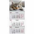 Календар настінний квартальний 2026 р.,3 пр. Cats 1