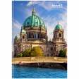 Книга записна А4-, 203*273 мм,96арк., кліт., City, Berlin