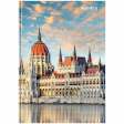 Книга записна А4-, 203*273 мм,96арк., кліт., City,  Budapest