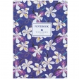 Книга записная твердая обл. А5, 96 л., клет., TR, Floral 5