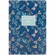 Книга записна тверда обкл. А5, 96 арк., кліт., TR, Floral 6