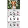 Календарь настенный квартальный 2027г, 3  пр., Dogs 2