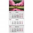 Календарь настенный квартальный 2027г, 3  пр., Gardens 1