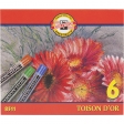 Крейда-пастель TOISON D'OR,  6 кол.