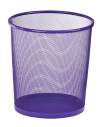 Кошик для паперів, 12 л, круглий, металевий, фіолетовий, KIDS Line