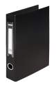 Папка-реєстратор двостороння, 2 D-обр.кільця, А4, ширина торця 40 мм, чорна