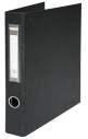 Папка-реєстратор двостороння, 4 D-обр.кільця, А4, ширина торця 40 мм, чорна