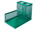 Органайзер настільний, металевий, зелений