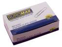 Скріпки нікельовані, 50мм, рельєфні, 100шт. в картон.упаковці