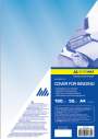Обкладинка для палітурки, А4, пластик 180мкм, синя, по 50 шт. в упаковці