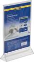 Інформаційна табличка, двостороння, 210*297мм, зі змінним вкладишем, пластикова