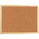 Дошка коркова, 60х90 см., дерев'яна рамка