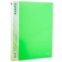 Папка на 2-х кільцах, 25мм, прозора зелена