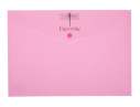Папка-конверт на кнопці FAVOURITE, PASTEL, А4, рожева
