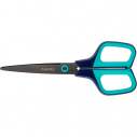 Ножиці Titanium, 19 см, синьо-бірюзові