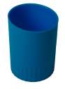 Стакан пластиковий для письмового приладдя, JOBMAX, синій