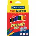Фломастери 8773 Brush, набір 8 шт.