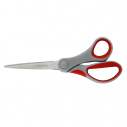 Ножиці Duoton, 18 см, сіро-червоні