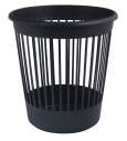 Кошик офісний для паперів, пластик, чорна