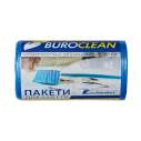 Пакети для сміття 35л50шт, 500*600мм, блакитні, 10мкм ПНТ (HDPE), BUROCLEAN ECO