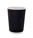 Стакан паперовий гофрований 400 (350 мл), термо, 25шт/уп