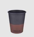 Стакан паперовий, 270мл, "GRAPHITE CUP", BUROCLEAN 50штуп