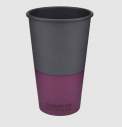 Стакан паперовий, 500мл, "GRAPHITE CUP", BUROCLEAN 50штуп