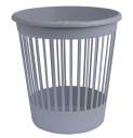 Кошик офісний для паперів, пластик, сірий