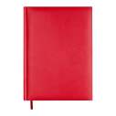 Щоденник недат. CLASSIC, A5, червоний, штуч.шкіра/поролон, 336 стор