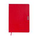 Щоденник недат. SALERNO, L2U, А4, ЧЕРВОНИЙ, штуч.шкіра, 336 стор