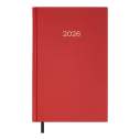 Щоденник датов. 2026 SIMPLE, A5,червоний , бумвініл